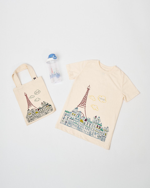 Camiseta niños Tejados Parisinos - Tienda oficial de la Torre Eiffel