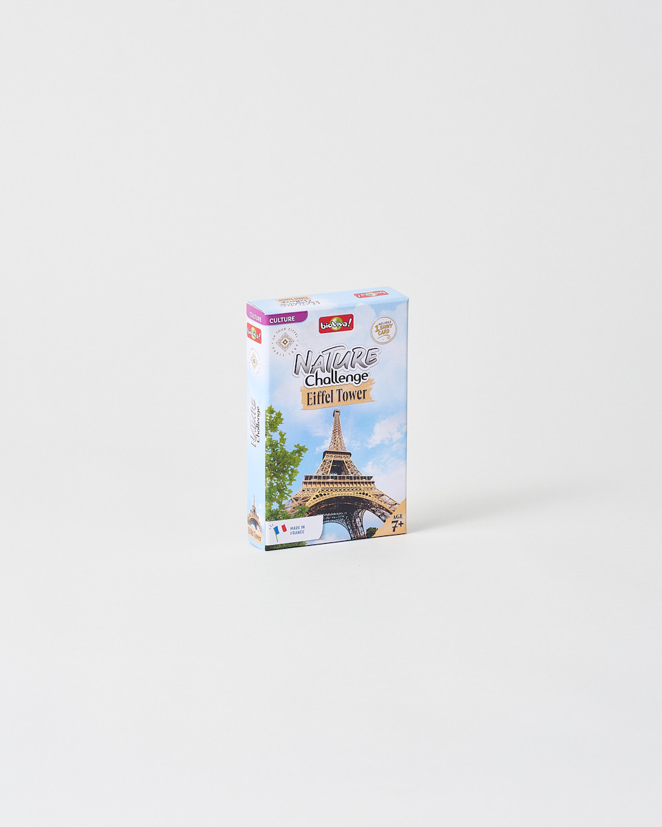 Juego de cartas Nature Challenge (versión inglesa) - Torre Eiffel