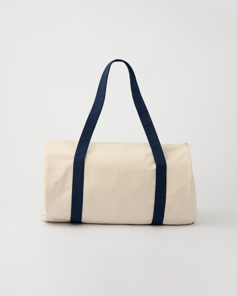 Sac Bowling Coton Ecru et Bleu - Boutique tour Eiffel